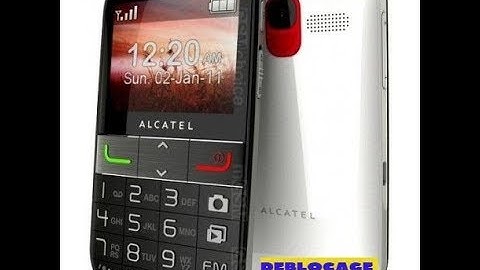 UNLOCK ALCATEL 2001 X