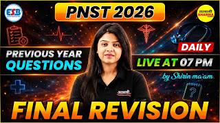 MP PNST 2026 PREVIOUS YEAR QUESTIONS FINAL REVISION NURSING ENTRANCE EXAM BY SHIRIN MA’AM