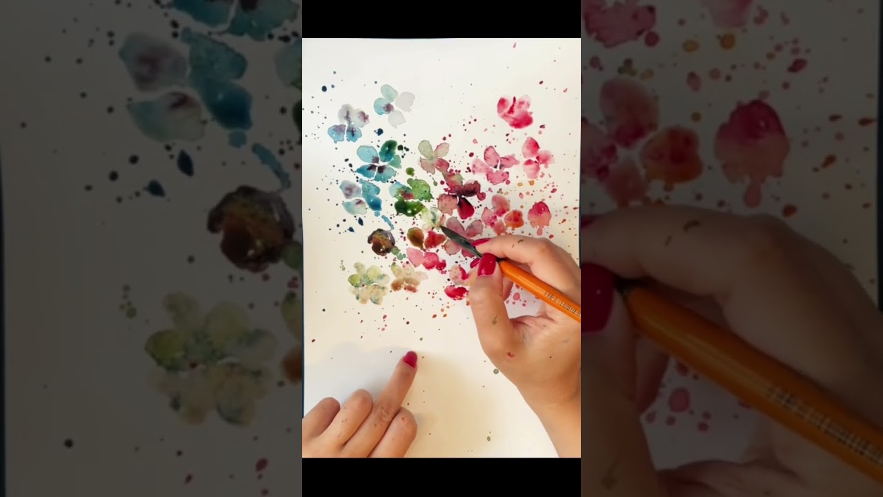 Splash Watercolor for Beginners/ Tutorials