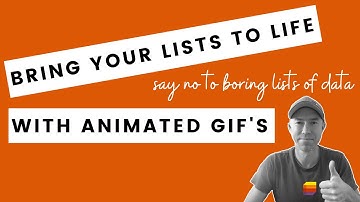 Microsoft Lists - bring them to life with animated gifs