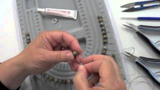 Stringing a Necklace on Thread