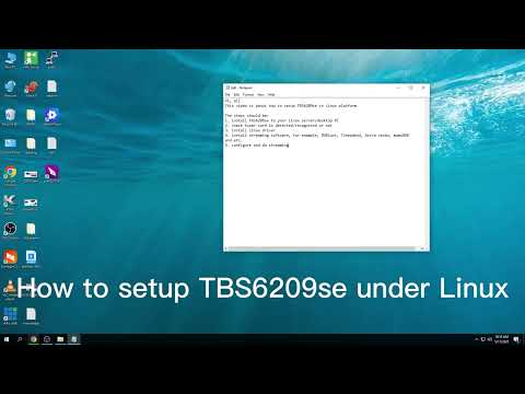 Windows & Linux Drivers install for TBS Gear