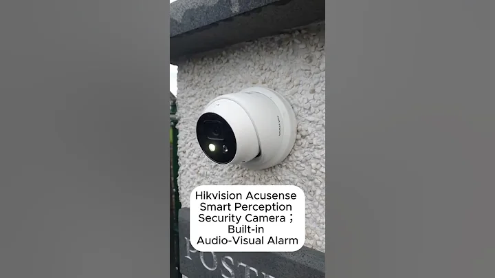 Hikvision 4MP ColorVu Turret Camera｜Full-Color Night + Strobe & Audio Warning