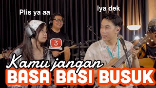 3PEMUDA BERBAHAYA X SALLSA BINTAN X IGO JALAN JALAN - BASA BASI BUSUK ( LIVE AKUSTIK )