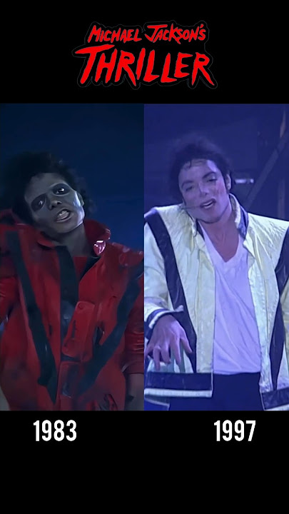 Michael Jackson 🔴 THRILLER 🔴 | 1983 VS 1997 👻🧟‍♂️🎃🧛‍♂️🔥 #michaeljackson #thriller #comparison #Dance