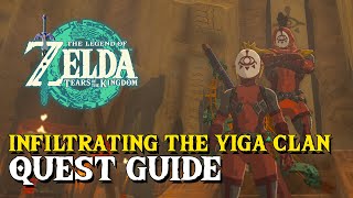 how to complete side quest infiltrating the yiga clan guide the legend ...