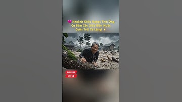 🌊 Bão Lũ Càn Quét – Người Đàn Ông Già Giữa Dòng Nước Sinh Tử! 😱#tintuc #lulutmienbac #memes