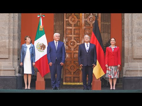 Ceremonia de bienvenida al presidente de la República Federal de Alemania, Frank-Walter Steinmeier