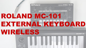 Roland MC-101 - External keyboard - Wireless