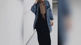 تنسيقات محجبات بسترة الجينز    Jeans jacket outfits for hijab