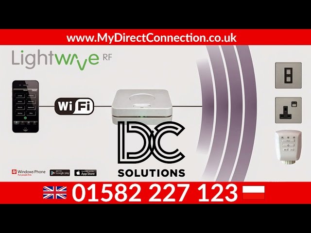 LightWaveRF - Smart Home Sockets, Lighting, Thermostat, Energy Saving - DC Solutions