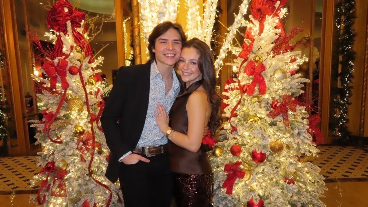 John Foster Celebrates Christmas with Girlfriend Brooklyn | Country Music Holiday Moment