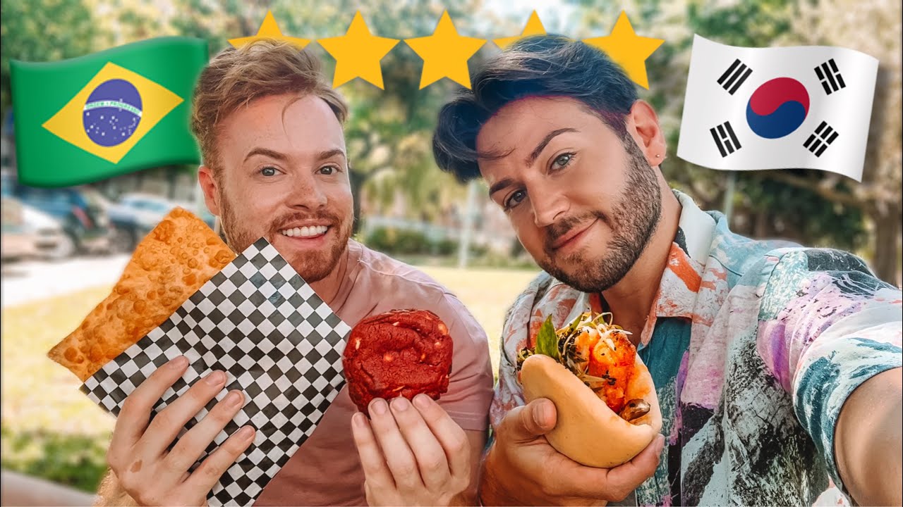EXPERIMENTÁMOS COMIDA INTERNACIONAL INCRÍVEL *Brasil & Ásia* Tens de conhecer! 😋