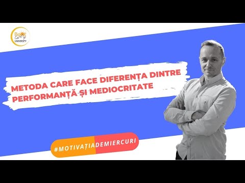 METODA CARE FACE DIFERENȚA DINTRE  PERFORMANȚĂ ȘI MEDIOCRITATE