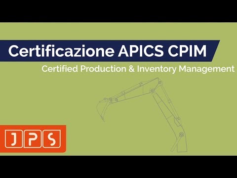 Video: Come posso ottenere la certificazione apics CPIM?