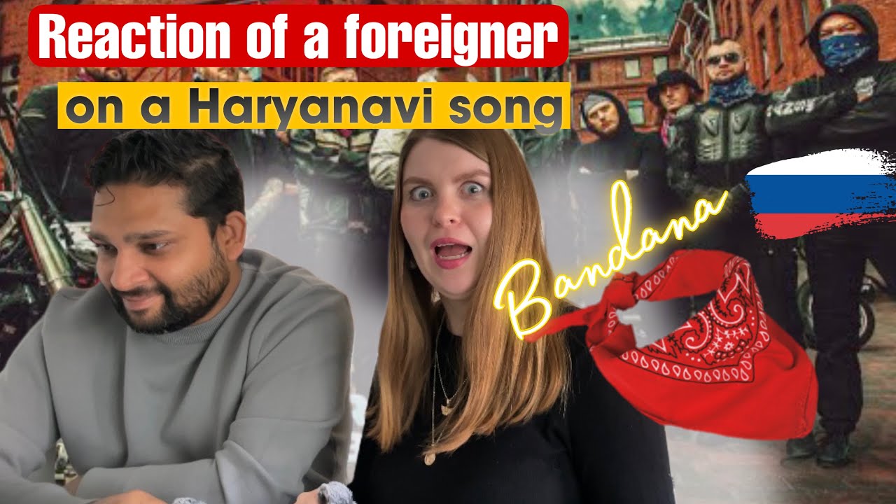 Haryanvi Russian Couple's Epic Reaction to a New Haryanavi Song!
