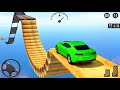 Railway Mega Ramp Stunts Racing Games #2- Impossible Stunt Car Tracks 3D - Android Gameplay