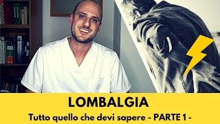 Lombalgia Come Curarla - Tutto Quello Che Devi Sapere - Parte 1