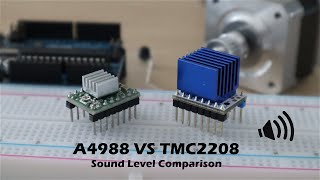 TMC2208 Vs A4988 Stepper Motor Driver Sound Level Comparison