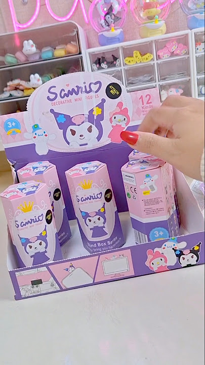 Sanrio Blind Box 📦🎁🎉 #kuromi #mymelody #sanrio #cute #unboxing  #shorts #asmr #fyp #blindbox