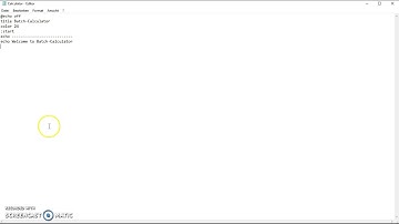 Make a BATCH-CALCULATOR!!!