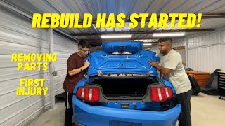 Rebuilding A Wrecked 2010 Ford Mustang Gt Part 2