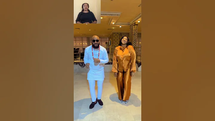 Yul Edochie and his beautiful wife celebrating God goodness as they dance together