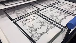 Behind the Scenes: Printing a Holographic Valentine’s Day Doodle Book
