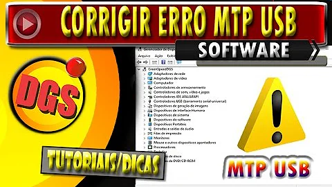 Como corrigir o erro MTP USB Device falha ao instalar o dispositivo?
