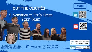 Conference: CUT the Clichés – 5 Activities to Truly Unite Your Team