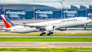✈️ 20+ PHILIPPINE AIRLINES🇵🇭 Close up LANDINGS & TAKEOFFS | A350, A330, B777