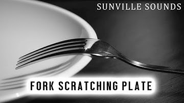 Fork Scratching Plate - House-Hold Sounds | Annoying Sounds with Peter Baeten