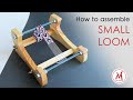 How to assemble SMALL LOOM for seed bead weaving for making hat bands and bracelets