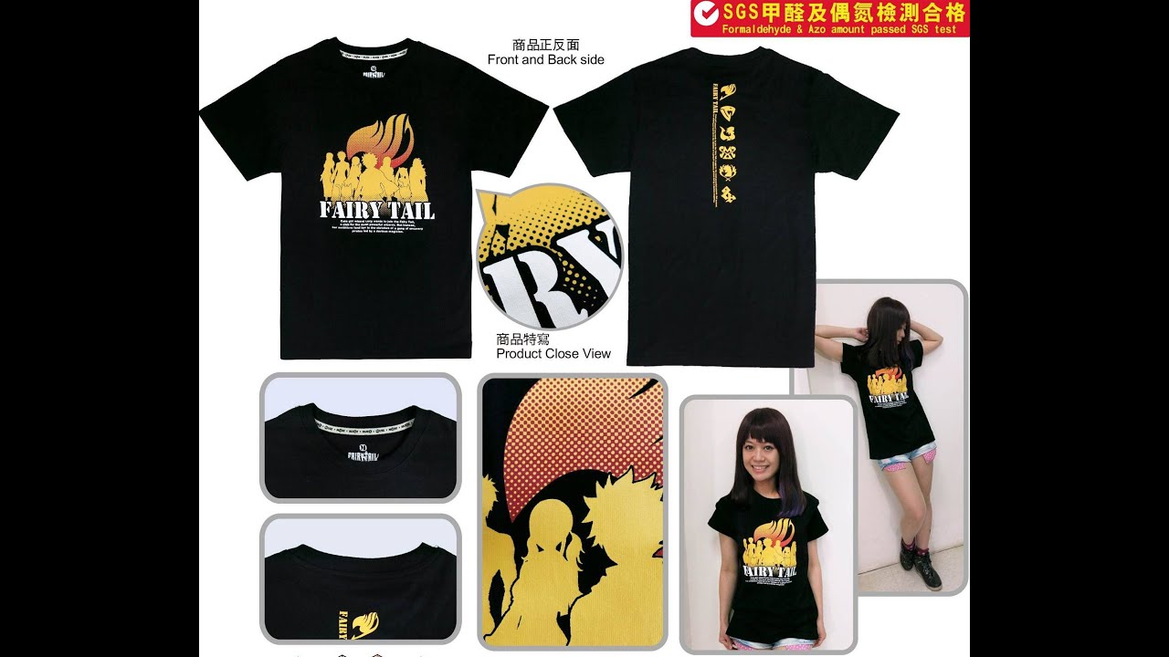 [ REVIEW] Fairy Tail Animation Merchandise (T shirt, Mug and Pin Badge)