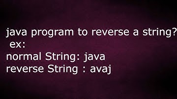 how to reverse a String by java temple