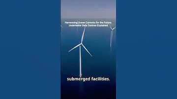 magine data centers that use ocean currents to generate clean energy and cool servers naturally.