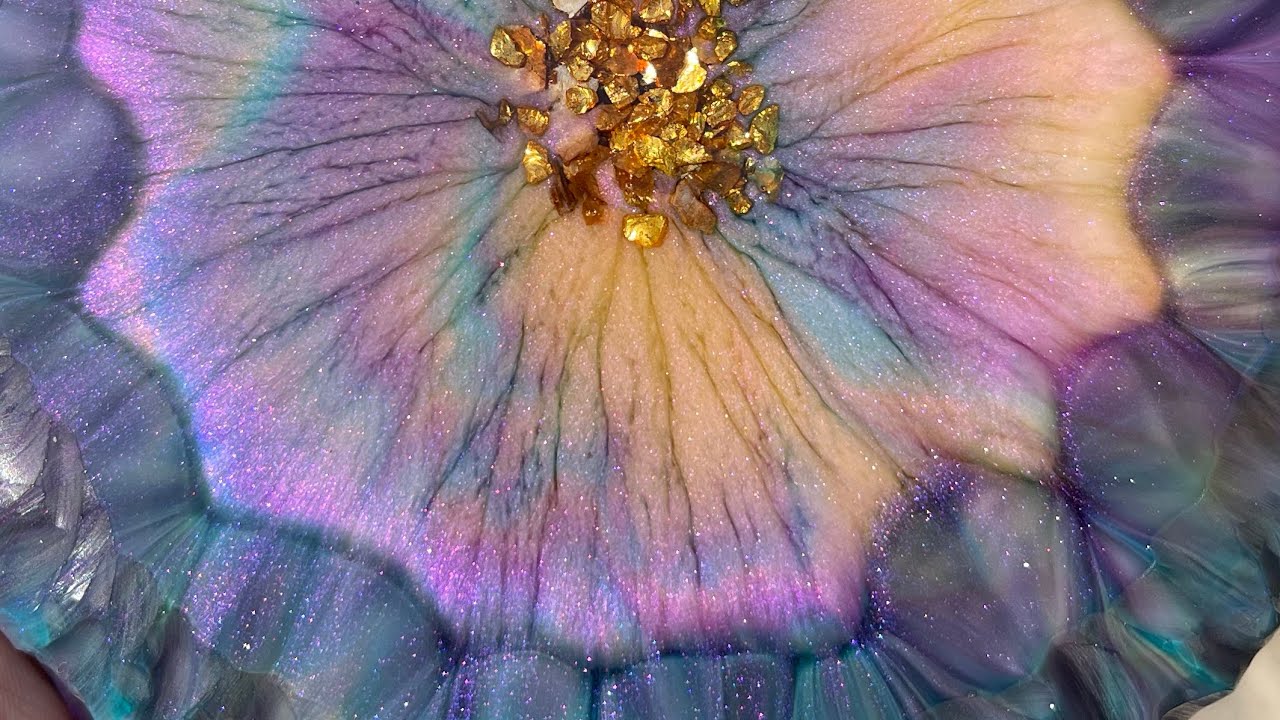 Техника Super Nova #подставка #сделайсам #смола #искусствоизсмолы #урок #креатив #эпоксидная смол...