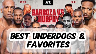 UFC Vegas 92 Best Underdogs and Favorites