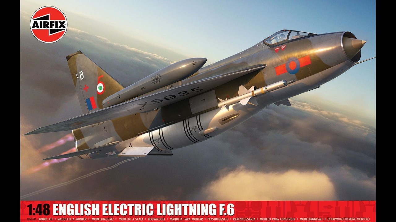English Electric Lightning F.6 : Airfix : 1/48 Scale Model : In