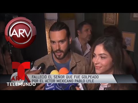 Murió el hombre que golpeó el actor Pablo Lyle | Al Rojo Vivo | Telemundo