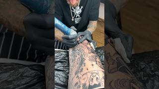 I got a tattoo in Poland! #asmr #shorts