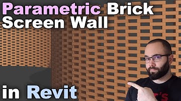 Brick Screen Wall in Revit Tutorial