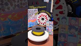 Create 1,024 Colors With Just Four Filaments#3dprinting