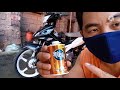 motorcycle engine pano pakintabin gamit ang metal polish step by step tutorial.