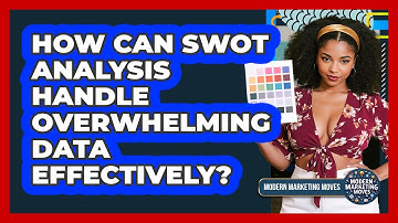 How Can SWOT Analysis Handle Overwhelming Data Effectively? - Modern Marketing Moves
