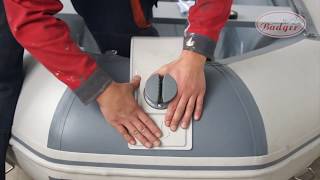Установка якорного рыма на надувную лодку ПВХ Badger Classic Line 370