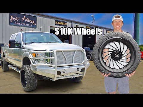 I Put The Most Expensive Wheels & Tires I Could Buy On My 6.7L Powerstroke