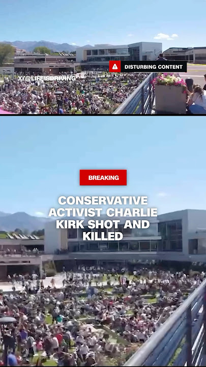 Conservative activist Charlie Kirk shot and killed