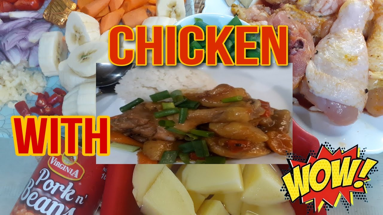 CHICKEN WITH PORK & BEANS // HOW TO COOK CHICKEN WITH PORK AND BEANS //CHICKEN RECIPE YouTube