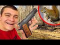 SQUIRREL HUNTING with a PISTOL!